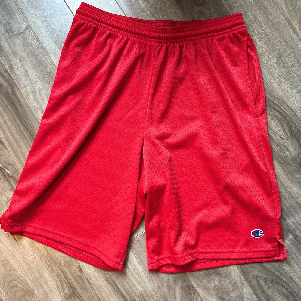 Champion Red Athletic Performance Shorts